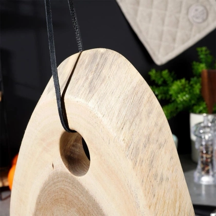 Deska kuchenna do krojenia serwowania talerz drewniany taca naturalna 34x16 cm