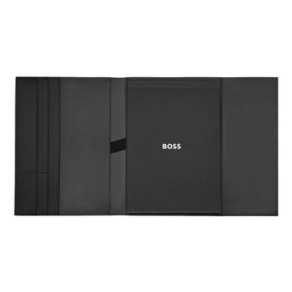 Teczka A4 Hugo Boss Double B Black & Gun