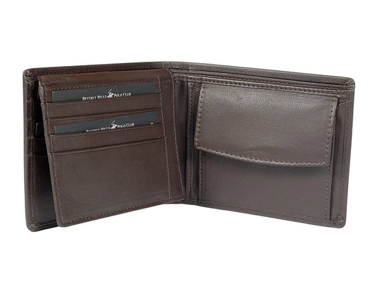 Portfel męski skórzany BH-253 New York Brązowy