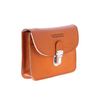 Saszetka do paska skóra KEMER VOOC Vintage P11 Brązowy