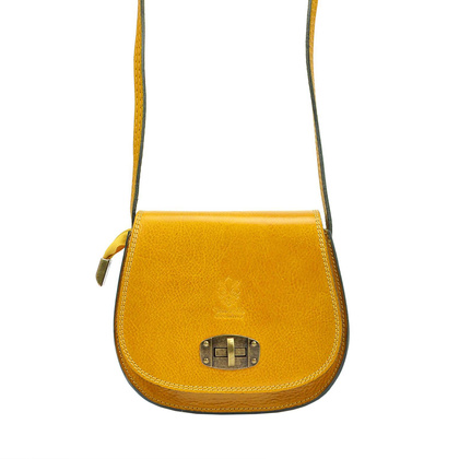 Torebka damska listonoszka, skóra naturalna