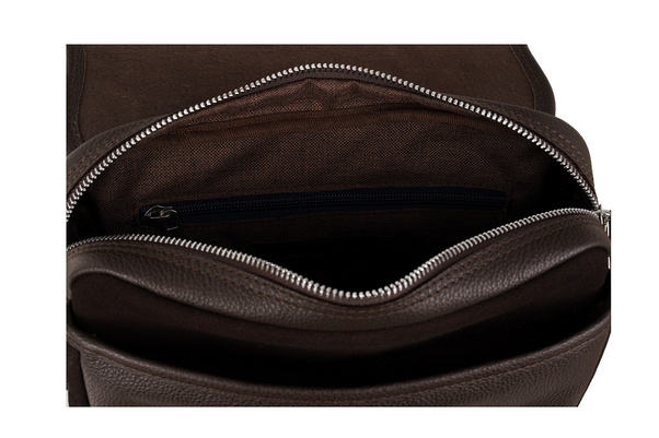 Brązowa torebka damska ze skóry licowej i welurowej Canaletto TD624s19-348