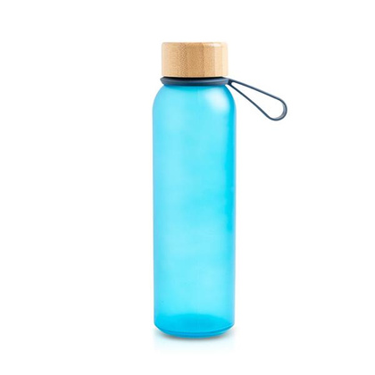 Butelka ze szkła matowego o pojemności 500 ml, z silikonowym uchwytem / Atlântida