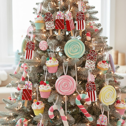 LODY DEKORACJA WISZĄCA BOMBKA 3SZT BIAŁY