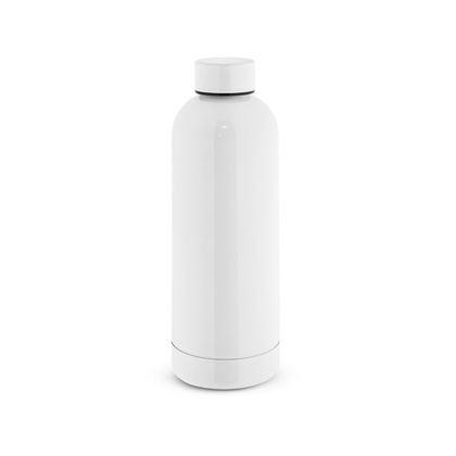 ODIN METTALIC. Butelka z 90% stali nierdzewnej pochodzącej z recyklingu 550 mL