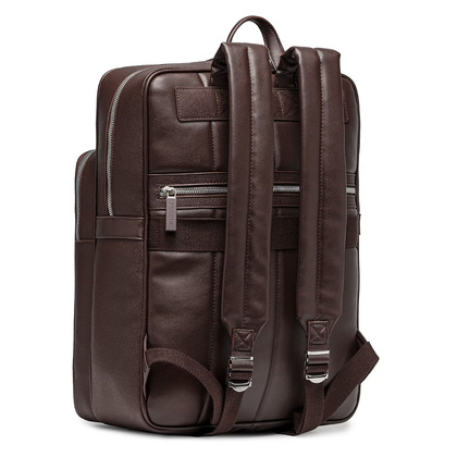 Plecak z miejscem na laptop 17" PUCCINI FASHION PM9035 2 Brązowy