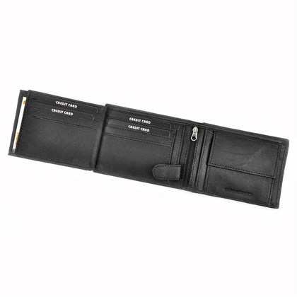 Portfel męski PELLUCCI CC 5600 Czarno Niebieski
