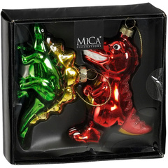 BOMBKA FORMÓWKA SZKLANA DINOZAURY MICA