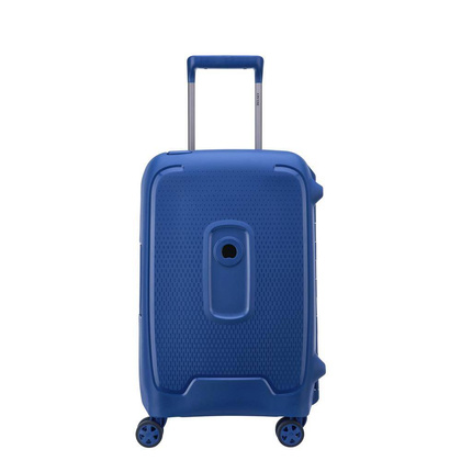 Delsey Moncey Mała twarda granatowa walizka kabinowa na kółkach 55 cm