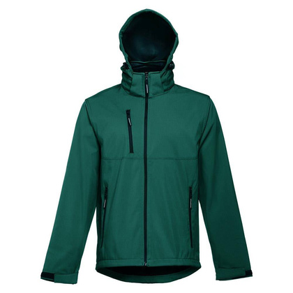 THC ZAGREB. Męska kurtka softshell z poliestru i elastanu