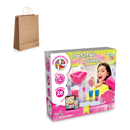 Perfume & Soap Factory Kit III. Gra edukacyjna dostarczana z papierową torebką prezentową