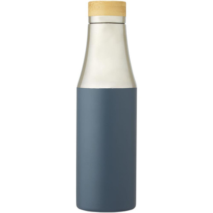 Hulan miedziana, próżniowo izolowana butelka o pojemności 540 ml z bambusową pokrywką