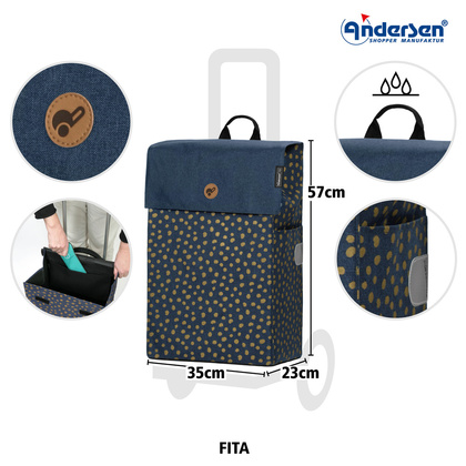 Wózek na zakupy ANDERSEN Royal 166 Fita