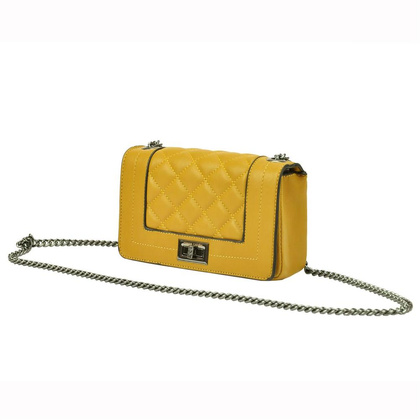 Torebka damska skórzana PIERRE CARDIN LF15 6023 Srebrny