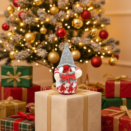 SKRZAT GNOM DEKORACYJNY 15CM SZARY GIRL