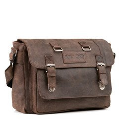 Torba unisex na ramię KEMER VOOC URBAN RDW3 Brązowa