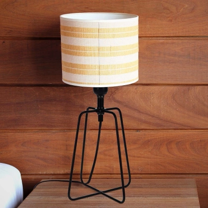 Lampka lampa metalowa czarna stołowa na biurko komodę stolik nocny loft