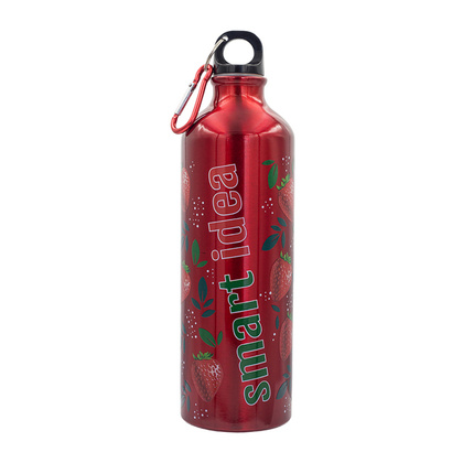Bidon aluminiowy Easy Tripper 800 ml, czerwony