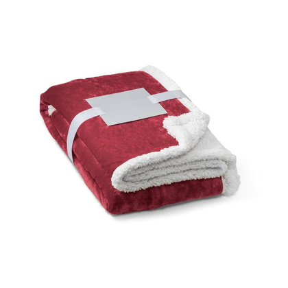 Koc polarowy 190 g/m² Burgund