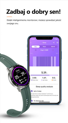 SMARTWATCH G. Rossi SW018-4 black/red (zg335d) WŁASNE TARCZE