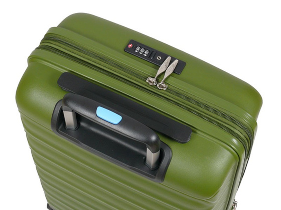 Walizka DIELLE 100 4k 55cm kabinowa zielona PP z poszerzeniem