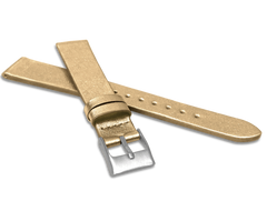 MINET Złoty pasek z luksusowej skóry Top Grain - 16