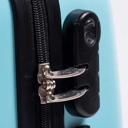 Bardzo mała kabinowa walizka WINGS SAMOCHÓD  XS Błękitna