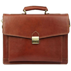 Teczka skórzana PELLUCCI Art.6 Brązowa