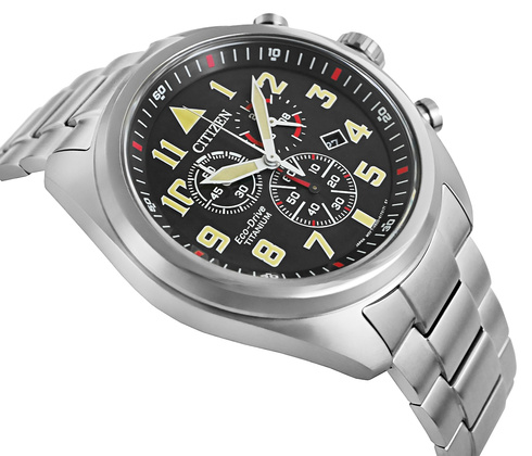 Zegarek Męski CITIZEN Super Titanium Eco-Drive AT2480-81E + BOX