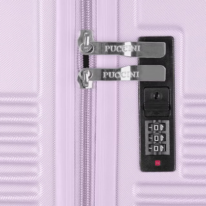 Duża walizka PUCCINI ANTALYA ABS028A 7C Fioletowa