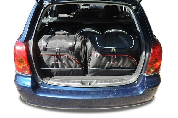 TOYOTA AVENSIS WAGON 2002-2009 TORBY DO BAGAŻNIKA 5 SZT KJUST