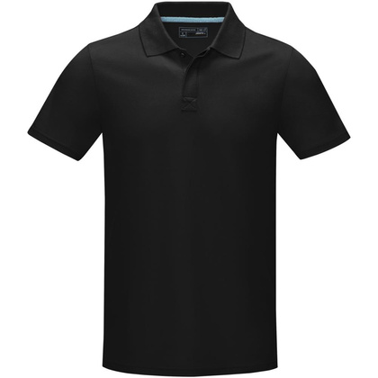 Męska organiczna koszulka polo Graphite z certyfikatem GOTS