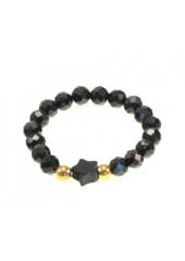 Pierścionek GWIAZDKA Onyx