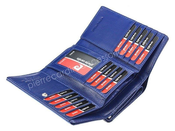 Portfel damski skórzany PIERRE CARDIN 05 LINE 108 Popiel