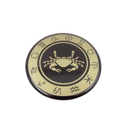 Rak - znak zodiaku - magnes. Śr. 6cm; metal emaliowany