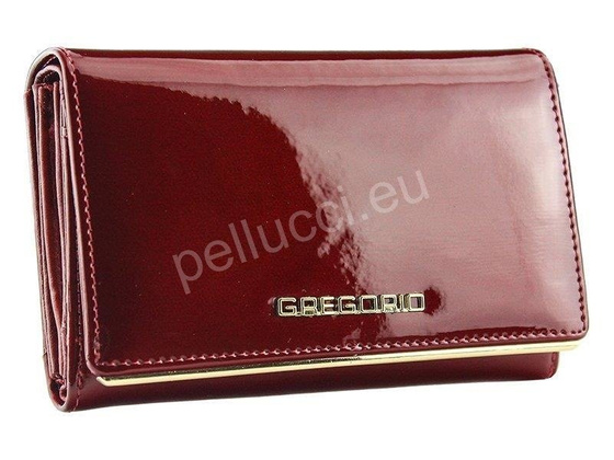 Portfel damski skórzany PELLUCCI ZLL-112 Ciemny brąz