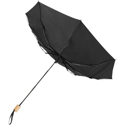 Składany wiatroodporny parasol 51 cm z PET z recyklingu Birgit
