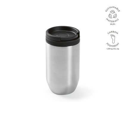 Okavongo Kubek podrózny ze stali nierdzewnej z recyklingu 430 ml