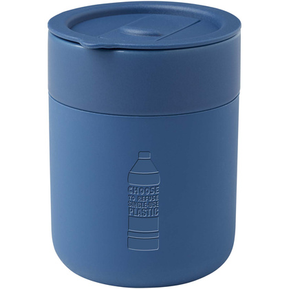 Java kubek ceramiczny z silikonową osłoną i plastikową pokrywką 330 ml