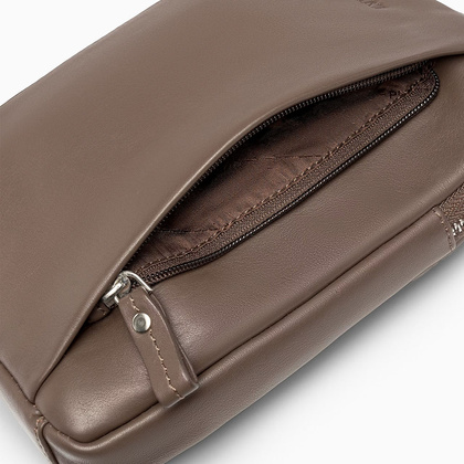 Torba na ramię skórzana PUCCINI ROYAL COLLECTION LGD5223 2 Brązowa