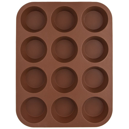 Forma silikonowa do pieczenia muffinek na muffinki babeczki 12 sztuk 32,5x25 cm