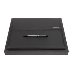 Zestaw upominkowy długopis i teczka A4 - HDF210A + HSY2654D