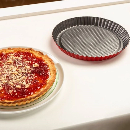 Forma do pieczenia ciasta tarty babki z kominem tortownica zestaw komplet form TAURUS