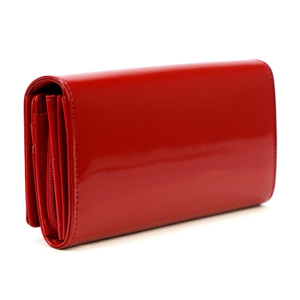 Portfel damski skórzany PIERRE CARDIN 07 SHINY 106 Fuksja