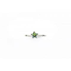 PIERŚCIONEK KRYSZTAŁEK SWAROVSKI STAL PLATEROWANA BIAŁYM ZŁOTEM PST461, Rozmiar pierścionków: US6 EU11