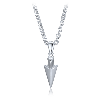 LAVVU Męski srebrny naszyjnik sztylet