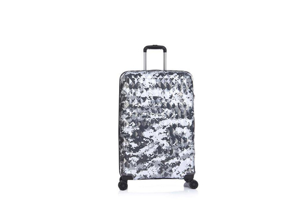 LYS Paris Santos Mała twarda wielokolorowa walizka kabinowa na kółkach 55 cm
