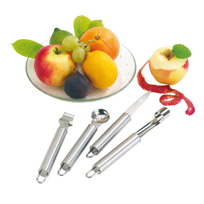 Sztućce do owoców FRUIT, srebrny