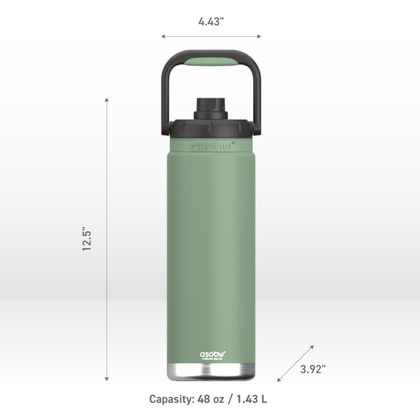 ASOBU butelka termiczna THE CANYON JUG BASIL GREEN 1,48L