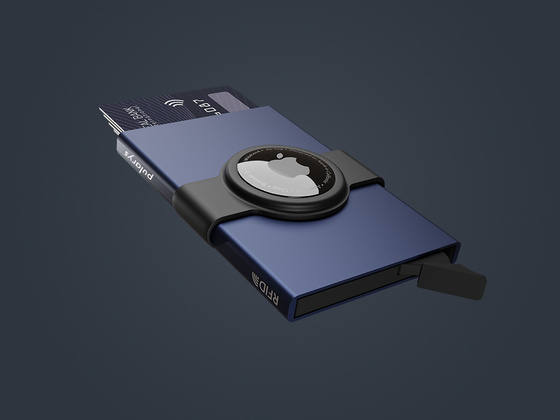 Etui na karty kredytowe RFID ZEN  z uchwytem na AirTag 2157